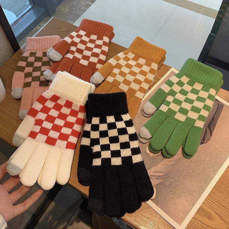 Magic Touch Glove - Zima elastyczna dzianina rękawiczki kobiety moda