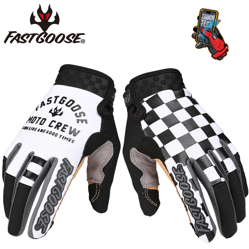 Cycling Glove Padded - Rękawiczki sportowe Fastgoose Motocross MX Retro
