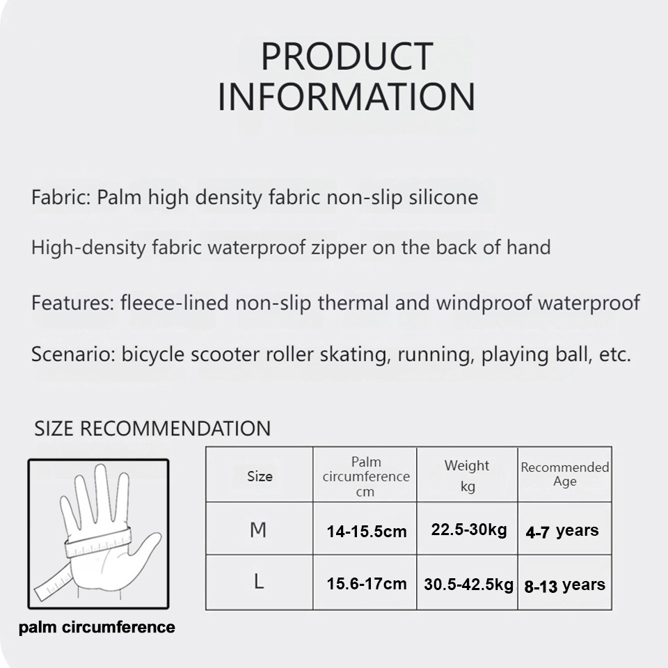 Rękawice dziecięce GTUBIKE, ci – Ski Glove Waterproof recenzja i cena