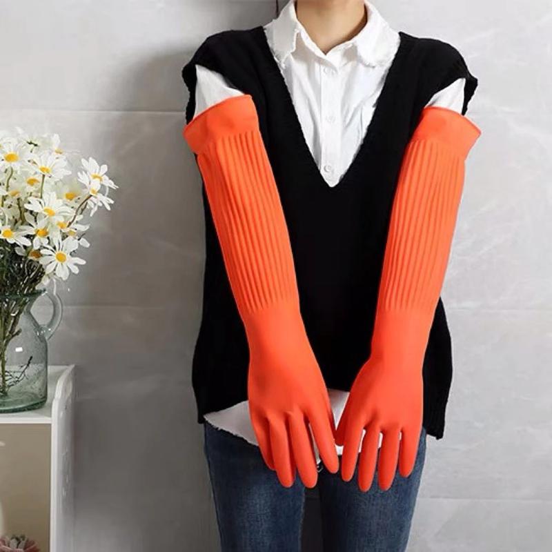 Bardzo długie gumowe rękawice  – Dish Glove Rubber recenzja i cena